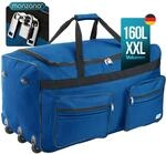 DeubaXXL DE Rollenreisetasche XXL Blau 160L 108334