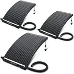 Poolheizung Solar 3er-Set Anthrazit 110x69x14cm