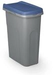 DeubaXXL DE M&uuml;lleimer Grau/Blau Kunststoff 25L 109901