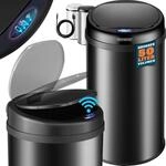 DeubaXXL DE Sensor M&uuml;lleimer Schwarz Edelstahl 50L 109764