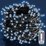 DeubaXXL DE Lichterkette Weihnachten Kaltwei&szlig; 20m Fernbedienung 109463