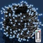 DeubaXXL DE Lichterkette Weihnachten Kaltwei&szlig; 40m Fernbedienung 109471