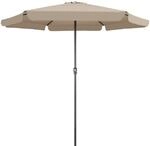 DeubaXXL DE Sonnenschirm Maui Taupe &Oslash;330cm UV-Schutz 80+ 108777