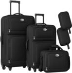 DeubaXXL DE Koffer Set 5-tlg Schwarz 101607