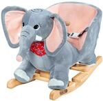 DeubaXXL DE Schaukeltier Elefant Grau mit Sicherheitsgurt 105489