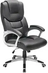 B&uuml;rostuhl Mailand Schwarz 120kg 74x67x111-121cm