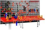 DeubaXXL DE Werkzeugwand Schwarz/Rot 54-tlg 95x54cm 109173