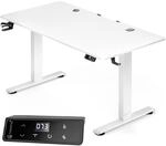 H&ouml;henverstellbarer Schreibtisch Wei&szlig; 120x60x72-117cm
