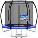 Trampolin &Oslash;244cm Sicherheitsnetz innen T&Uuml;V GS