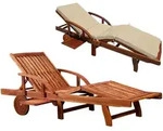 Gartenliege Tami Sun&reg; inkl Auflage Creme