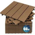 WPC Fliesen 66er-Set Klassik Terrakotta - 30x30cm