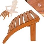 DeubaXXL DE Fu&szlig;st&uuml;tze Akazienholz f&uuml;r Adirondack Gartenstuhl 103909