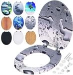 DeubaXXL DE Toilettensitz Waterdrops mit Absenkautomatik 109400