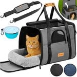 DeubaXXL DE Katzentransportbox Grau 44x34x31cm bis 20kg 110026