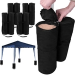 DeubaXXL DE Pavillon Standsicherung 4er-Set Schwarz 102534