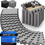 DeubaXXL DE Bodenschutz-/Puzzlematten 54er-Set Grau 264x175x1cm 997766