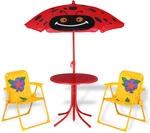 DeubaXXL DE Kindersitzgruppe Beetle 3-tlg Bunt 103226