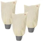 DeubaXXL DE Gardebruk&reg; Pflanzenschutzhaube 3er-Set Beige 2x2,4m 996213