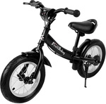 DeubaXXL DE Kinderlaufrad Street Pirate Schwarz 102699