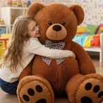 Pl&uuml;schtier Teddyb&auml;r XXXL Braun 175cm