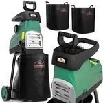 H&auml;cksler leise f&uuml;r &Auml;ste bis 44mm 3100W 2x60L Sammelbeutel 17kg