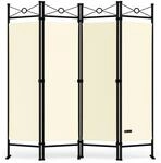 DeubaXXL DE Paravent Lucca Creme 180x163cm 100610