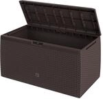 DeubaXXL DE Gartenbox 290L Anthrazit Rato Plus mit Rollen wetterfest 106898