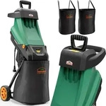 H&auml;cksler 2400W mit 2 Sammelbeuteln je 50L