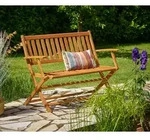 Gartenbank Eukalyptusholz FSC&reg;-zertifiziert 120x55x90cm