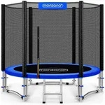 Trampolin &Oslash;244cm T&Uuml;V gepr&uuml;ft mit verst&auml;rktem Sicherheitsnetz stabil