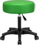 Casaria 105288, Casaria Rollhocker Kunstleder Gr&uuml;n 360&deg; drehbar