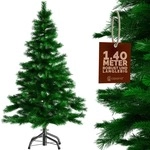 DeubaXXL DE K&uuml;nstlicher Weihnachtsbaum 140cm PE / PVC realistische Optik mit