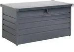Gartenbox 385L Anthrazit wasserdicht abschlie&szlig;bar bis 100kg verzinkt