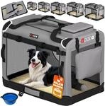 DeubaXXL DE Hundebox faltbar XL 82x58x58cm Grau 105975