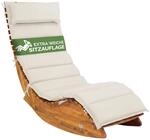 DeubaXXL DE Auflage Saunaliege Creme 177x58x7cm 102267