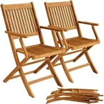 Gartenstuhl Sydney 2er-Set Akazie FSC&reg;-zertifiziert