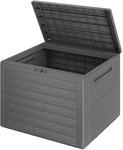 DeubaXXL DE Auflagenbox Lille Grau 190L 108982