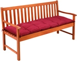 DeubaXXL DE Bankauflage Dunkelrot 145x45x8cm 108019