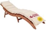 DeubaXXL DE Auflage Sonnenliege Creme 183x56x7cm 101896