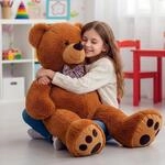 DeubaXXL DE Pl&uuml;schtier Teddyb&auml;r XL Braun 100cm 101252