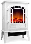 Elektrischer Kamin Wei&szlig; 2000W mit Heizung