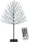 DeubaXXL DE Kirschbl&uuml;tenbaum Kaltwei&szlig; 180cm In-/Outdoor + Fernbedienung 107578