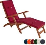 DeubaXXL DE Auflage Sonnenliege Rot 184,5x43x5cm 100542