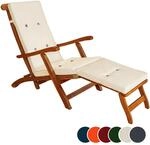 DeubaXXL DE Auflage Sonnenliege Creme 184,5x43x5cm 100540