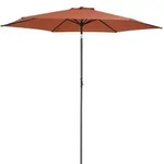 DeubaXXL DE Sonnenschirm Tahiti Terrakotta Alu &Oslash;300cm UV-Schutz 80+ 108772