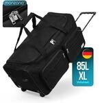 DeubaXXL DE Rollenreisetasche Schwarz 85L 101893