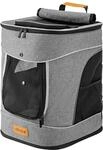 DeubaXXL DE Katzenrucksack Grau 41x30x34cm 106911