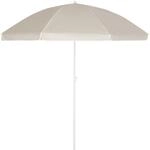 DeubaXXL DE Sonnenschirm Cyprus Beige 180cm UV-Schutz 50+ Neigefunktion 106843