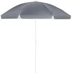 DeubaXXL DE Sonnenschirm Cyprus Anthrazit 180cm UV-Schutz 50+ Neigefunktion 108912