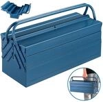 DeubaXXL DE Stahl Werkzeugkoffer Blau 53x20x20cm 102744
